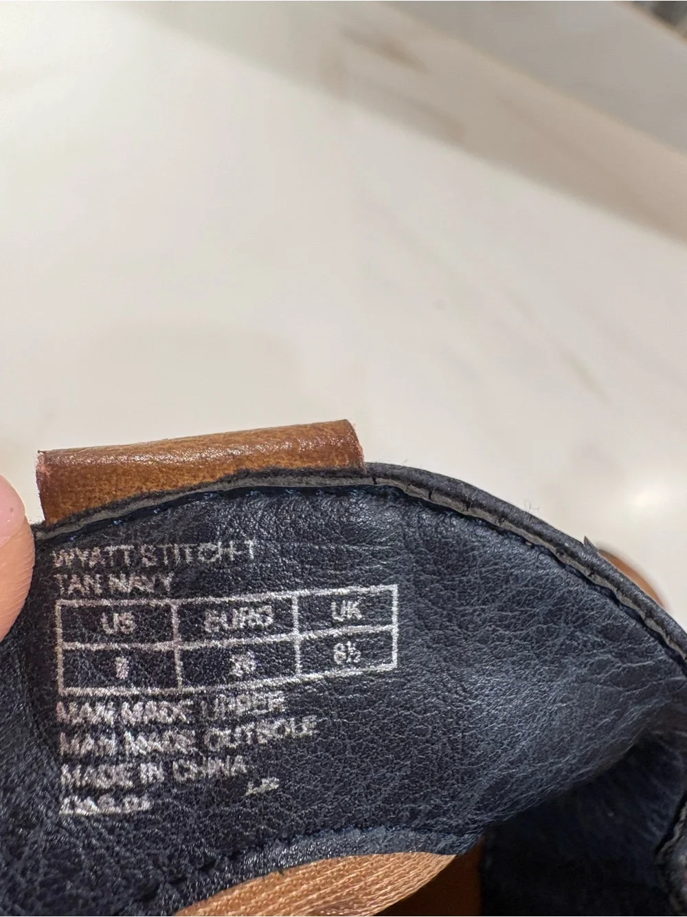 FRYE AND CO. Brown and Navy Kids Western Boots
